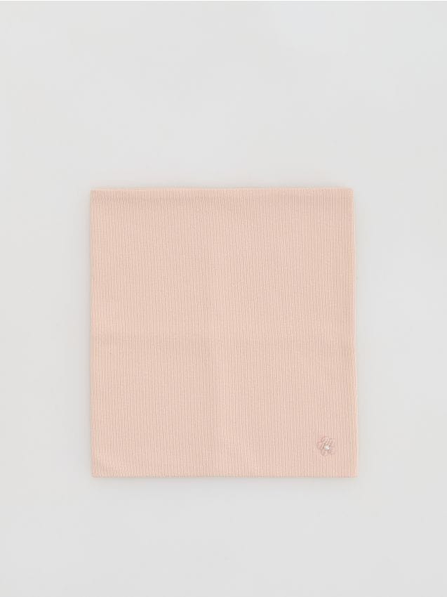 Reserved - Komin z aplikacją - pastelowy róż