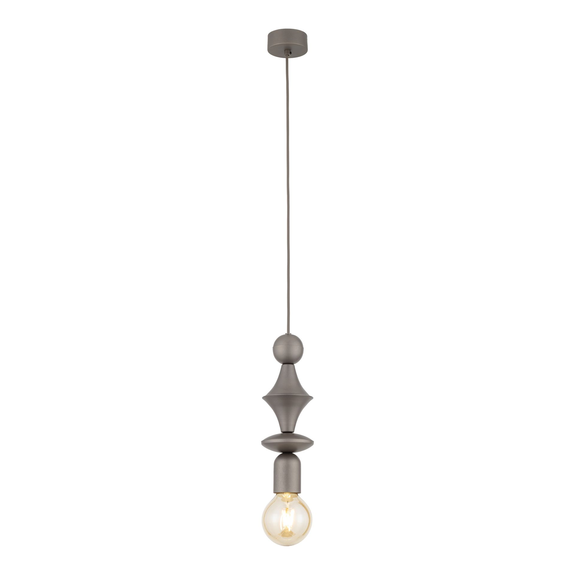 Lampa wisząca TOWER NEW BROWN 1xE27- brązowy