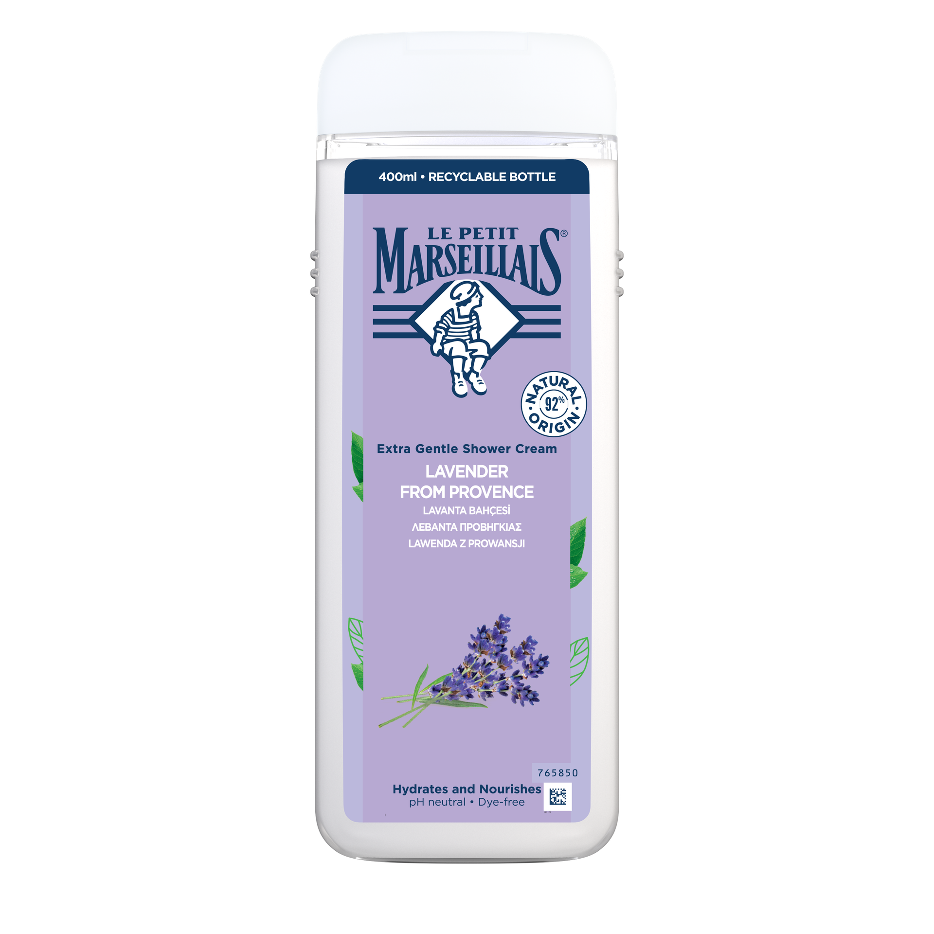 Le Petit Marseillais Kremowy Żel pod Prysznic Lawenda z Prowansji 400ml