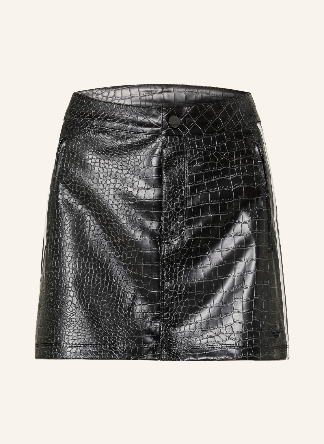 Adidas Originals Spódnica Pleather O Wyglądzie Skóry schwarz