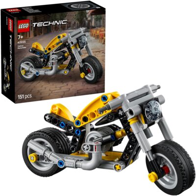 LEGO 42225 Technic Żółty Motocykl