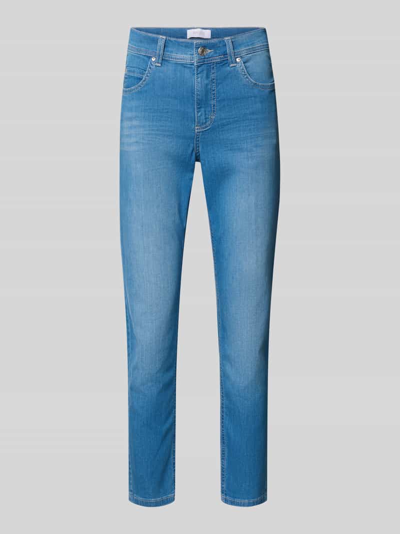 Jeansy z wpuszczanymi kieszeniami model 'Ornella'