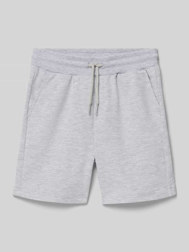 Szorty z dzianiny dresowej z bocznymi kieszeniami i kieszeniami z tyłu