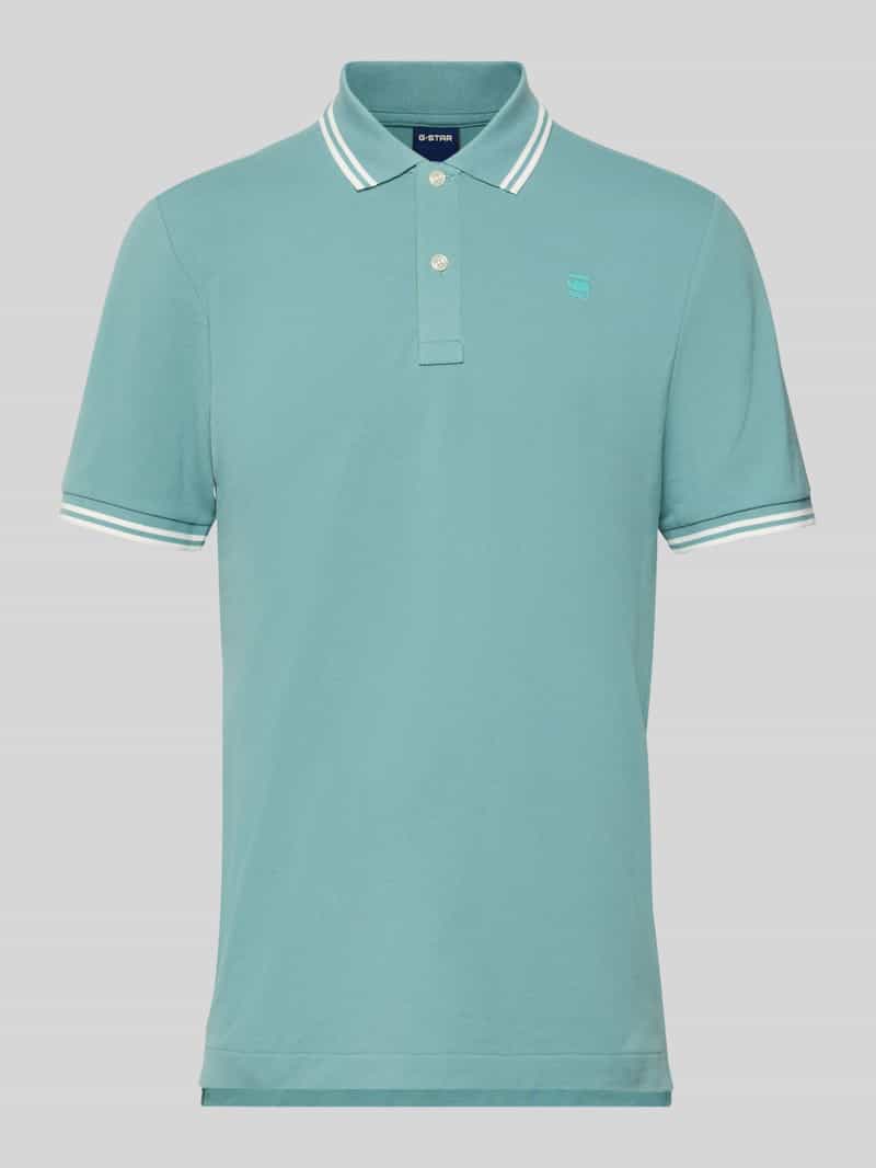 Koszulka polo o kroju slim fit z wyhaftowanym logo model ‘Dunda’