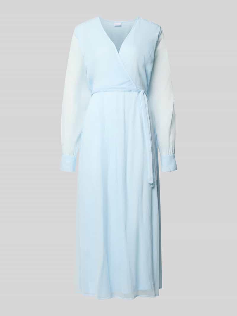 Sukienka midi z tasiemką w talii model ‘FALIA’