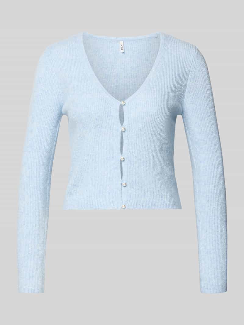 Kurtka z dzianiny o kroju regular fit z guzikami z imitacji pereł model ‘RICA LIFE’