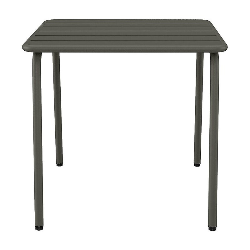Stolik dostawiany ogrodowy kwadratowy z metalu - antracytowy - MIRMANDE marki MYLIA