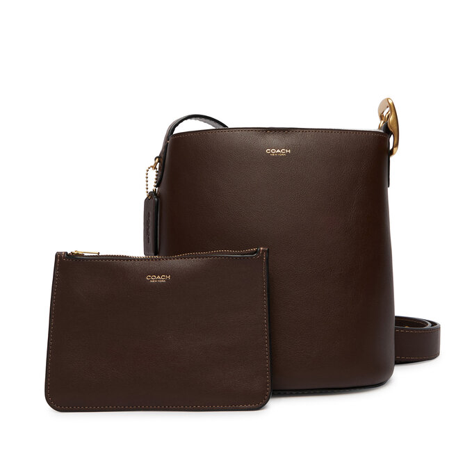 Torebka Coach Bleecker Bucket Bag 21 CCX07 Brązowy