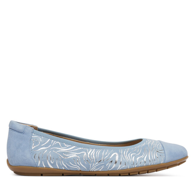 Baleriny Caprice 9-22101-46 Niebieski