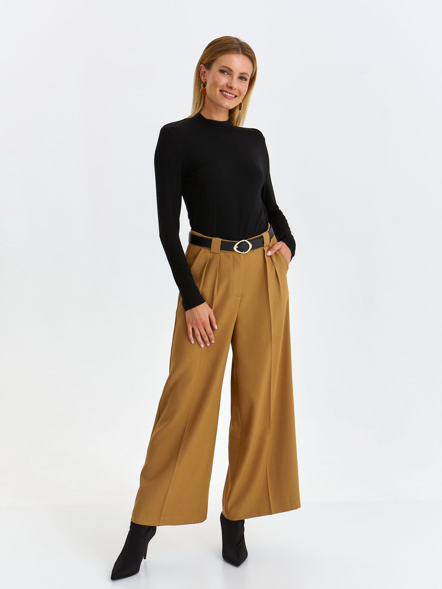 Golfy damskie czarny, czarny - SGO0240CA golf długi rękaw, golf długi rękaw - TOP SECRET, TOP SECRET - Odzieżowy sklep internetowy TOP SECRET