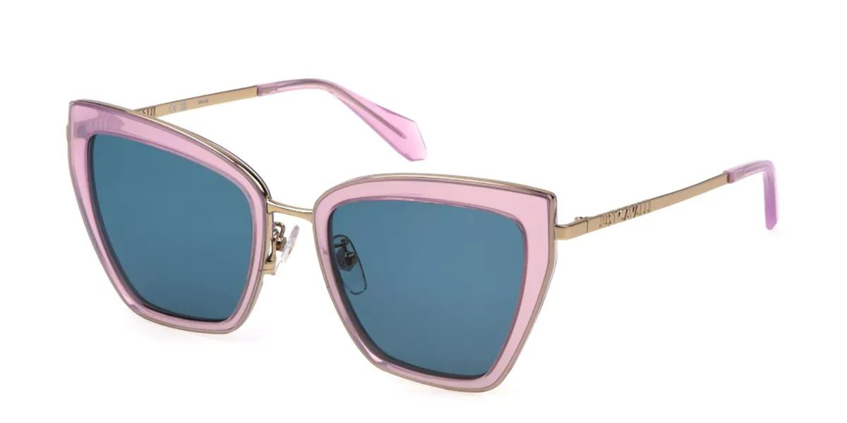 Okulary JUST CAVALLI SJC092-5306SM. Okulary przeciwsłoneczne, Kolor różowy. Kobieta.