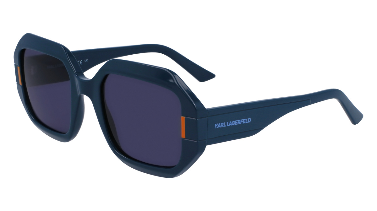 Okulary KARL LAGERFELD KL6124S-400. Okulary przeciwsłoneczne, Kolor niebieski. Kobieta.
