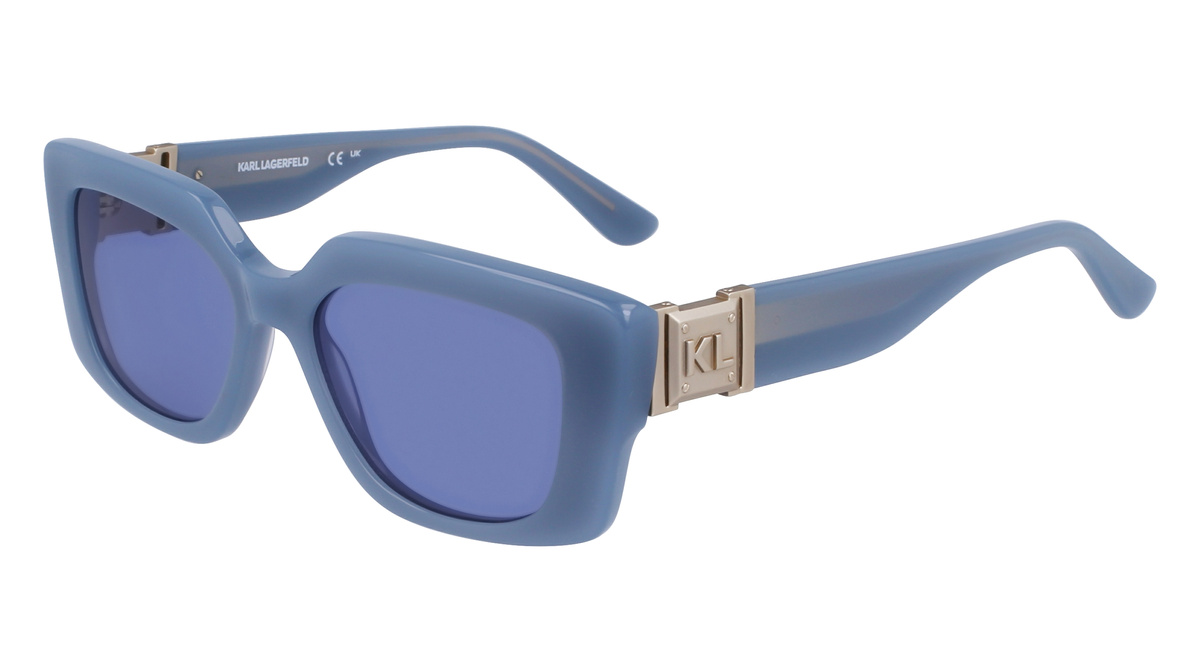 Okulary KARL LAGERFELD KL6125S-450. Okulary przeciwsłoneczne, Kolor niebieski. Kobieta.