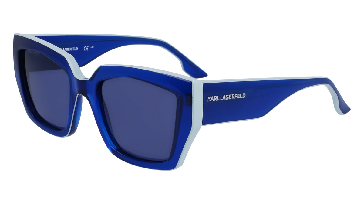 Okulary KARL LAGERFELD KL6143S-400. Okulary przeciwsłoneczne, Kolor niebieski. Kobieta.