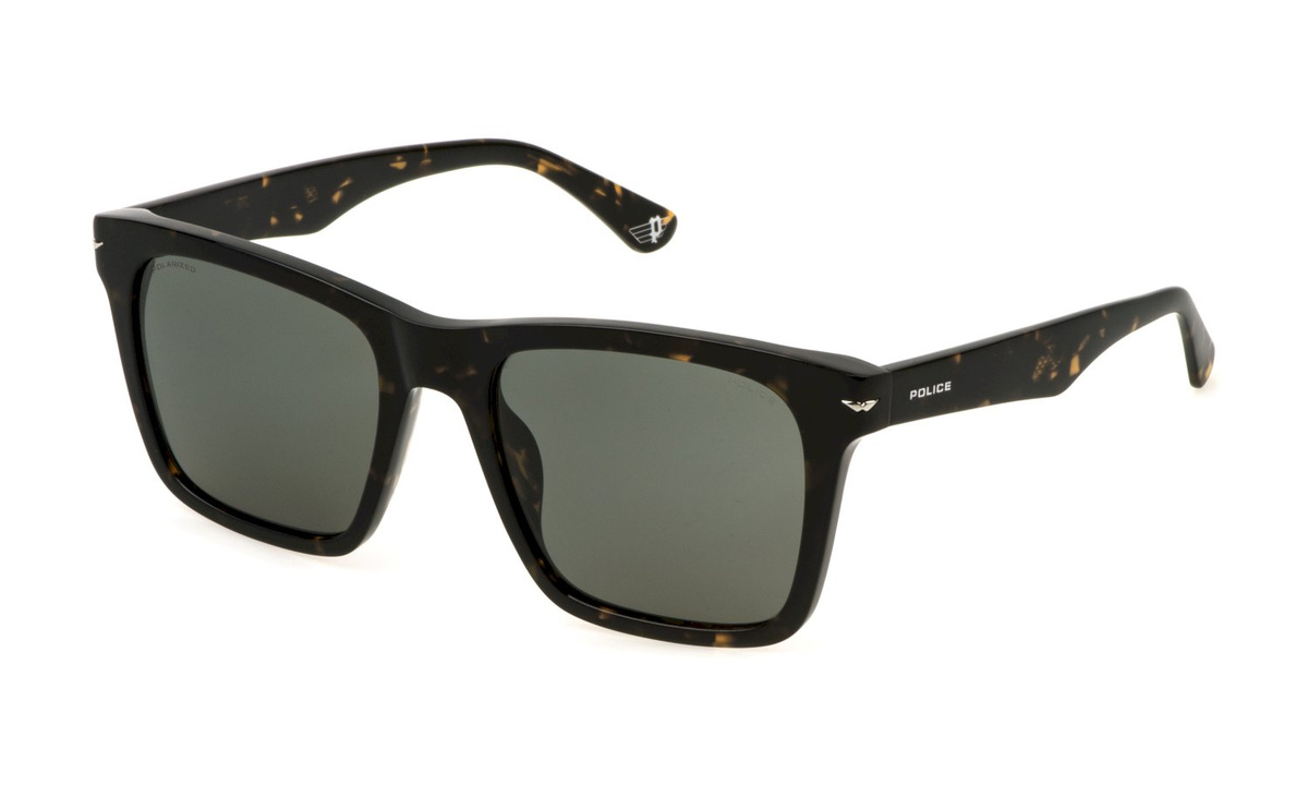 Okulary POLICE SPLN35M53714P. Okulary przeciwsłoneczne, Kolor brązowy. Mężczyzna.