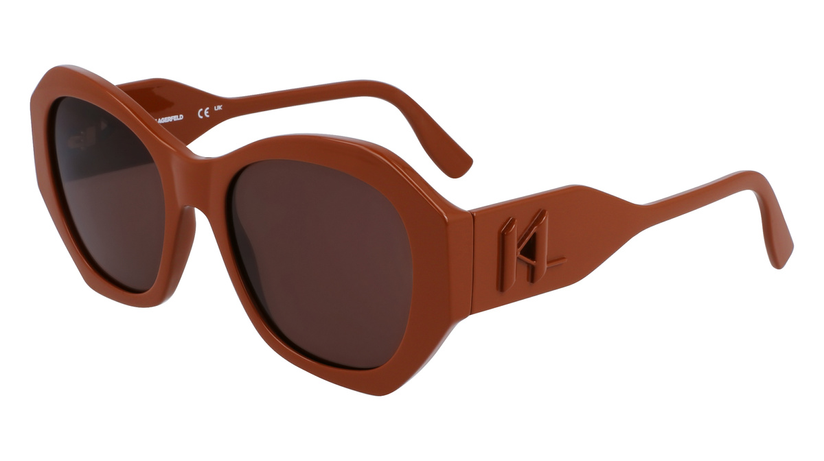 Okulary KARL LAGERFELD KL6146S-200. Okulary przeciwsłoneczne, Kolor brązowy. Kobieta.