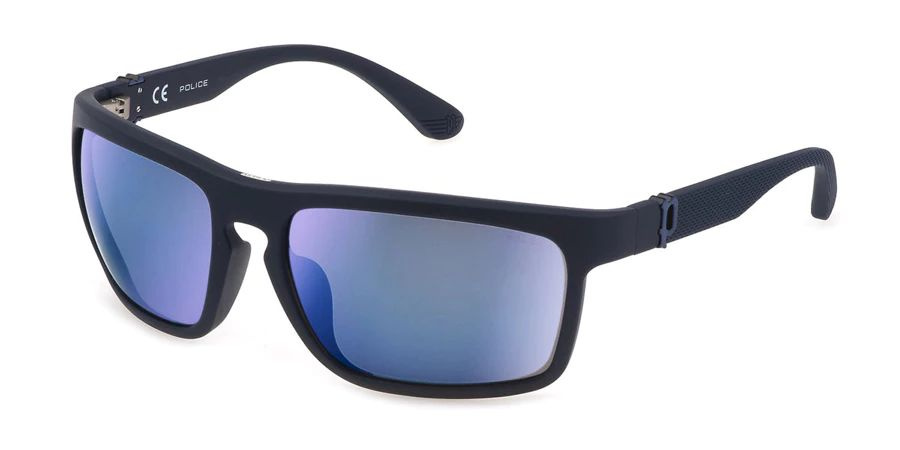 Okulary POLICE SPLF63M6306QS. Okulary przeciwsłoneczne, Kolor niebieski. Mężczyzna.