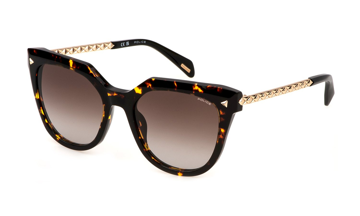 Okulary POLICE SPLN63-530779. Okulary przeciwsłoneczne, Kolor złoty. Unisex.