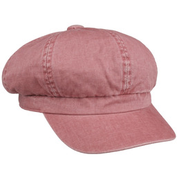 Czapka Kaszkiet Uni Washed Cotton by Lipodo, brudny róż, M (57-58 cm)