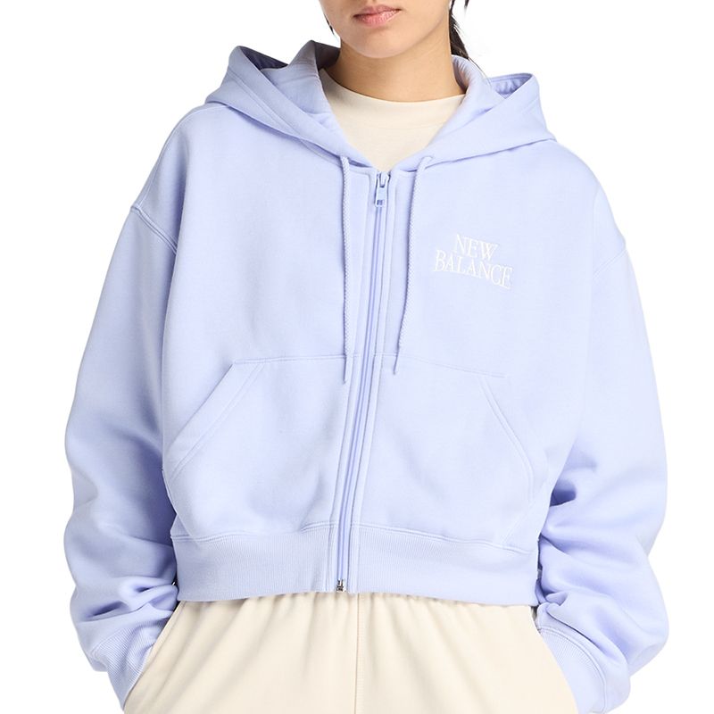 Bluza damska New Balance WJ61W2EEDYK - niebieska