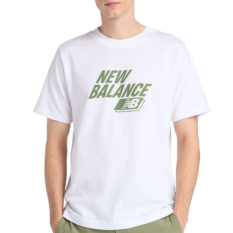 Koszulka męska New Balance MT61H0Z3WT - biała