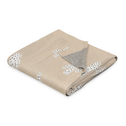 BabyMatex Kocyk bambusowy 80x100 Pattern beżowy biały kaktusy