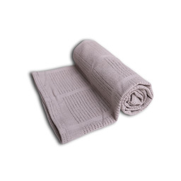 BabyMatex Kocyk dziecięcy 75x100 Sisi szary bawełniany