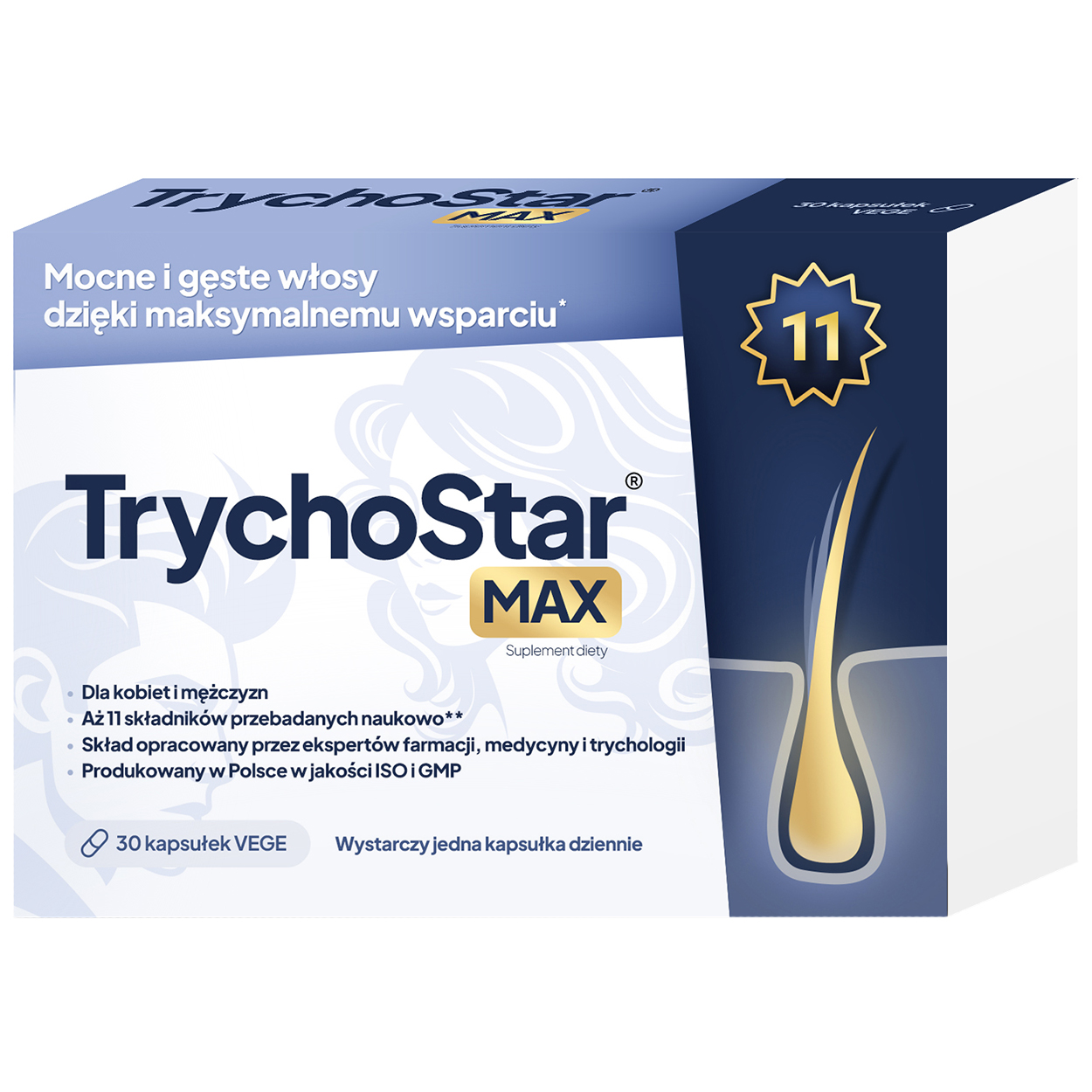 TrychoStar Max, 30 kapsułek KRÓTKA DATA