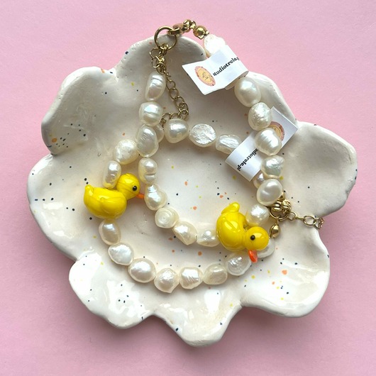 Bransoletka Perła Barokowa&Kaczuszka