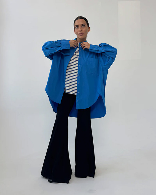 Koszula Calm oversize blue