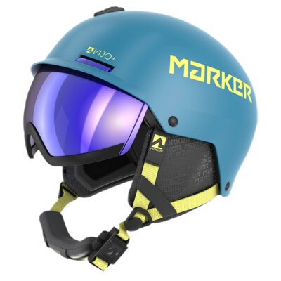 Kask narciarski MARKER Vijo+ Niebiesko-żółty ( 47-51) dla dzieci