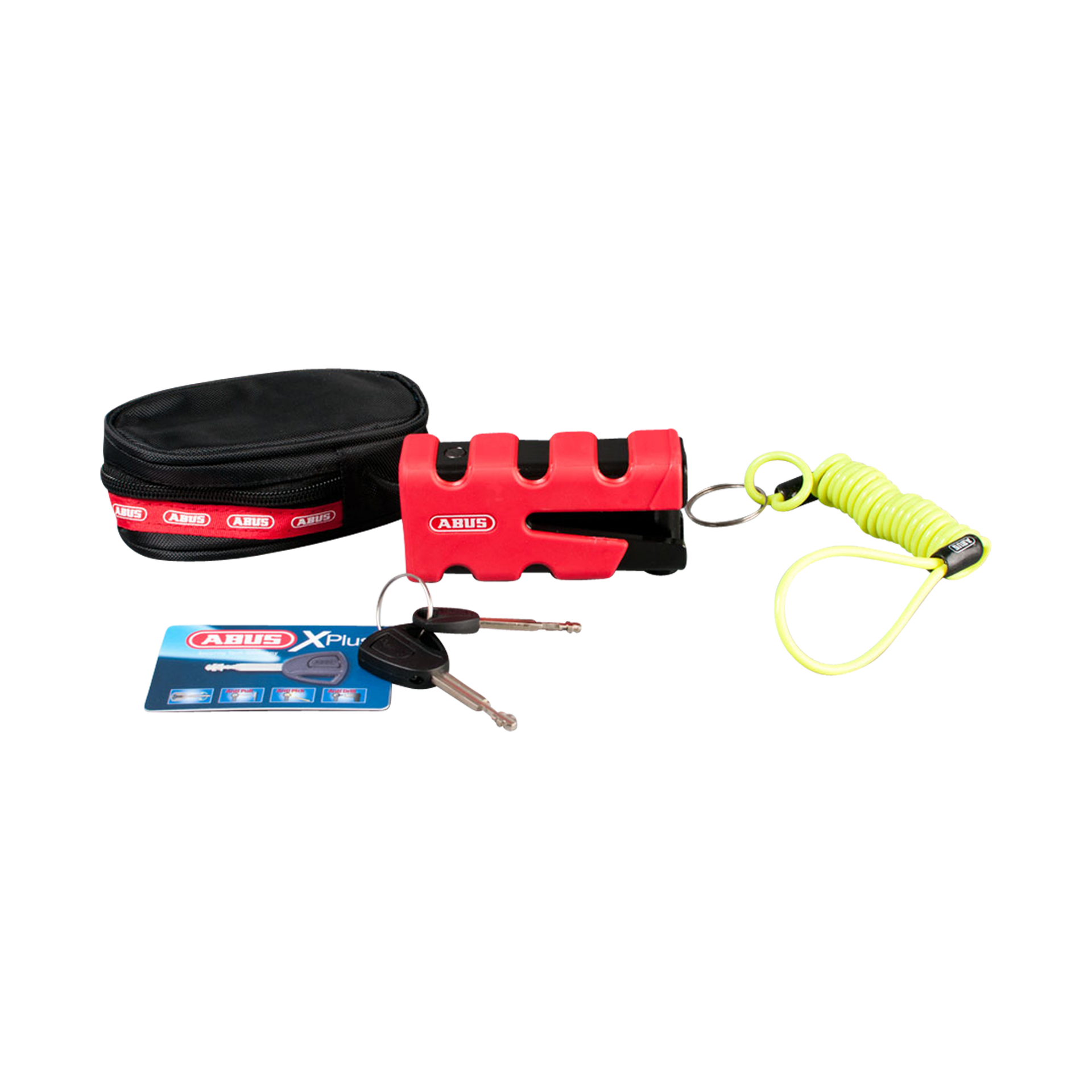 Blokada tarczy hamulcowej ABUS Granit 77 Sledge Żółty