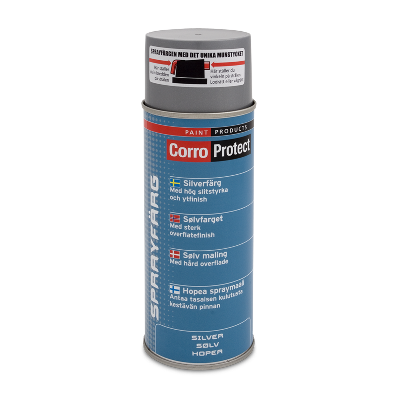 Farba w Sprayu CorroProtect Srebrna 400 ml