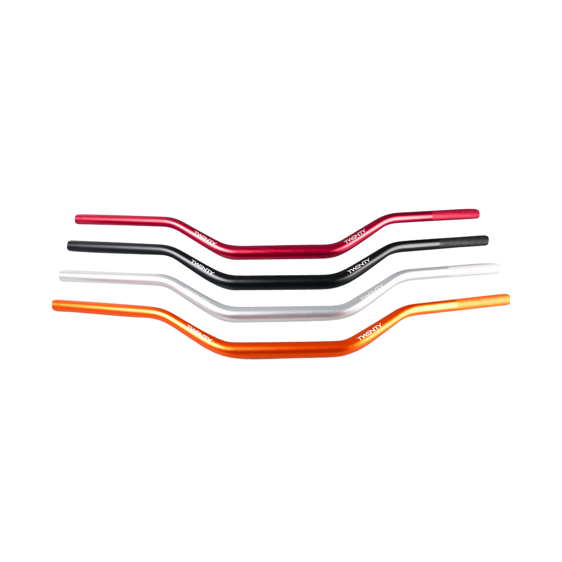 Kierownica Probar Twenty Supermoto race bend Pomarańczowy