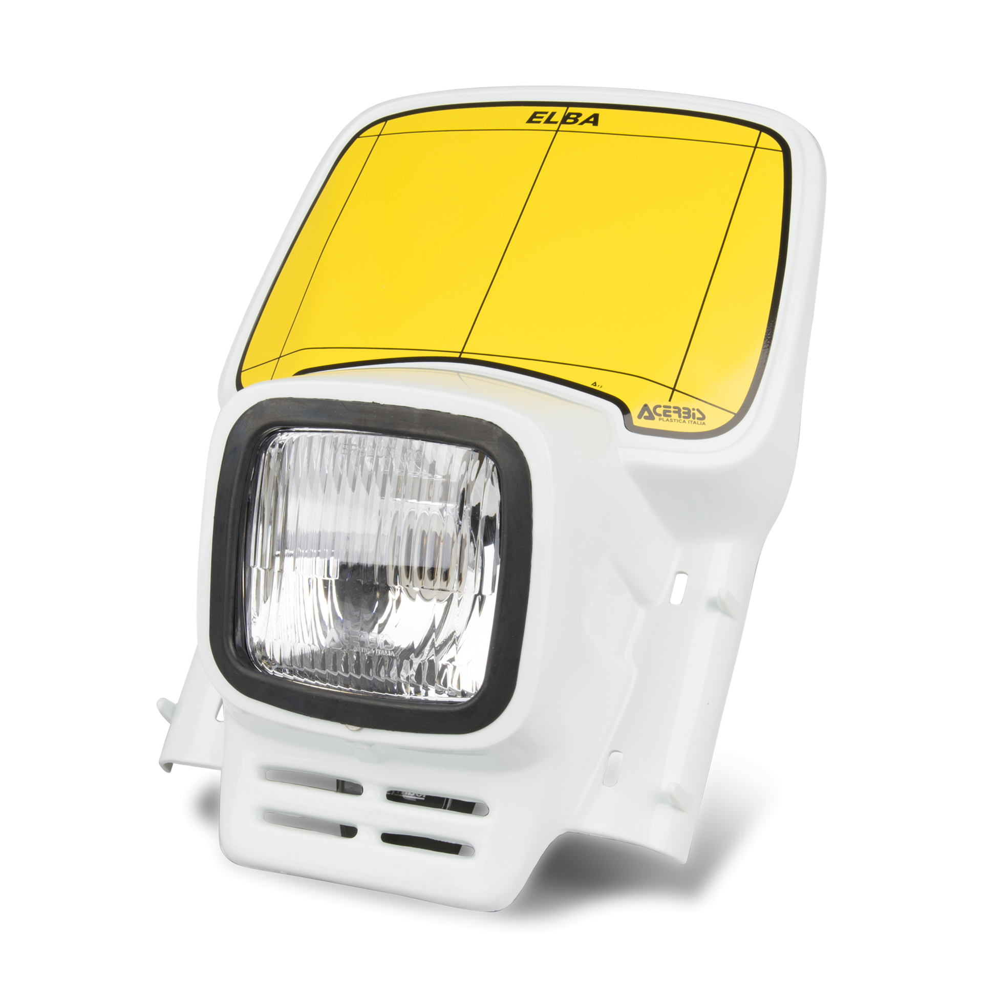 Lampa przednia Acerbis Biała