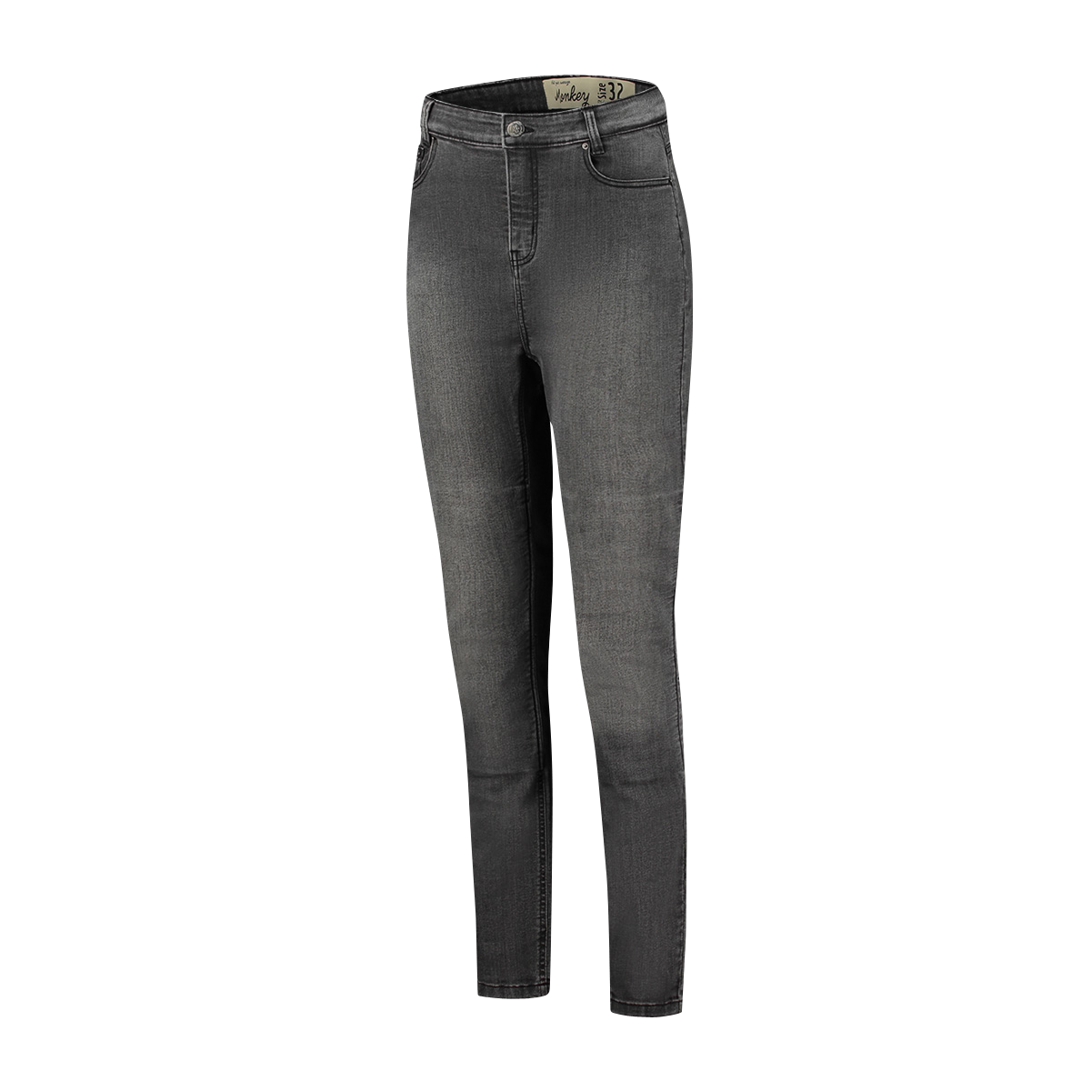 Jeansy Motocyklowe Rusty Stitches Emma Damskie Czarny32