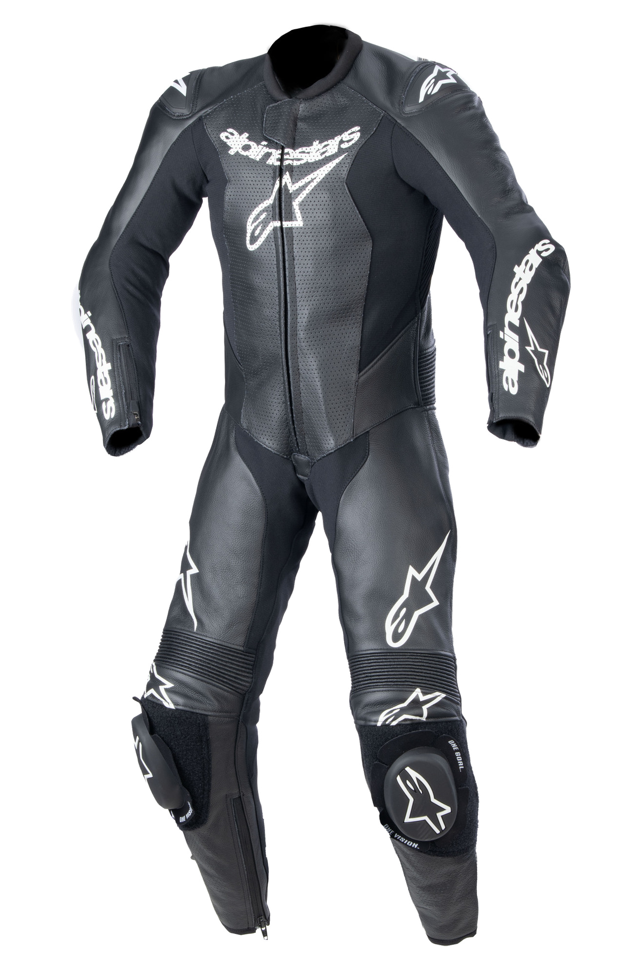 Kombinezon Jednoczęściowy Skórzany Alpinestars GP Plus V2 Dziecięcy Czarny120