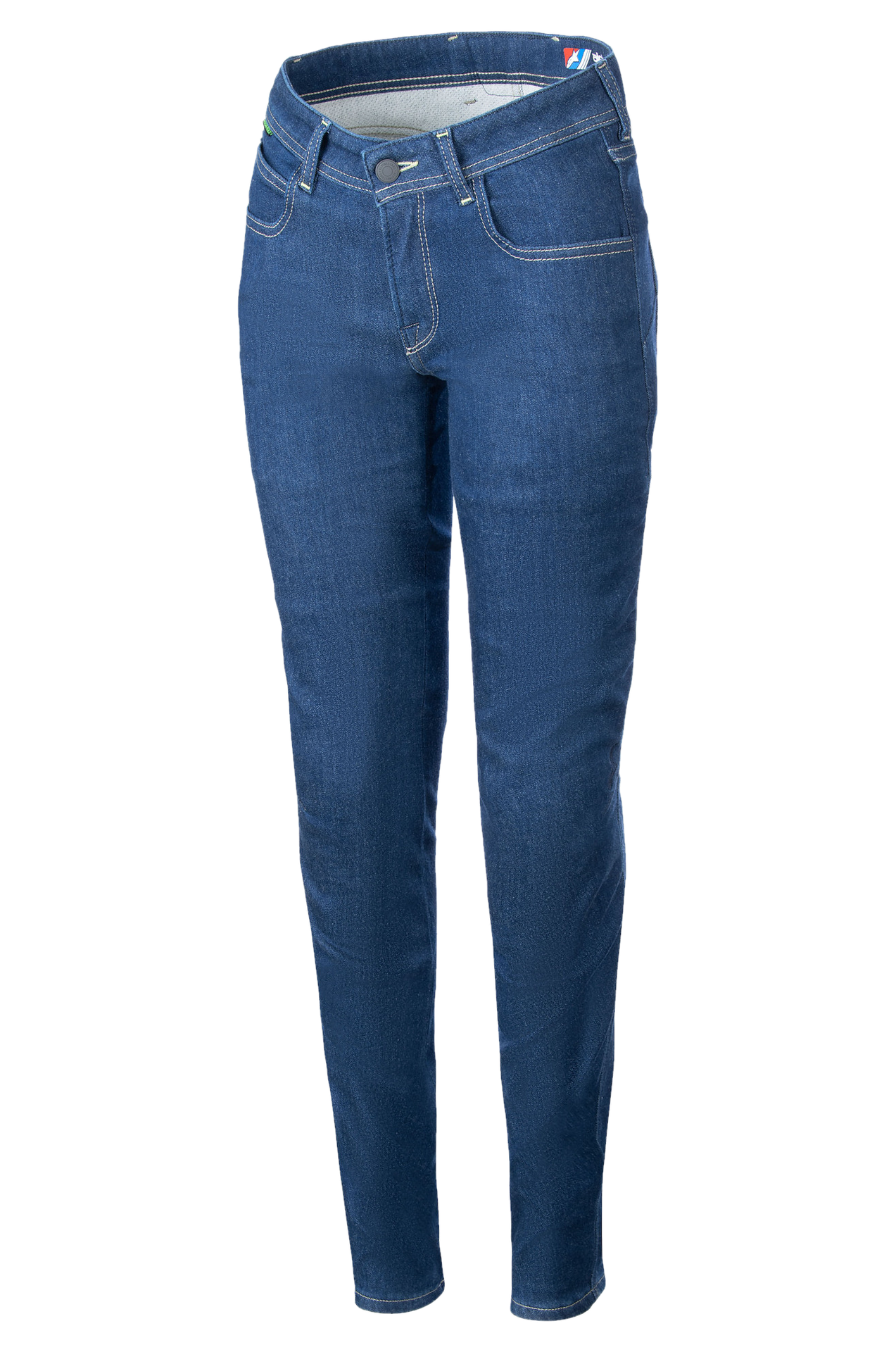 Jeansy Motocyklowe Alpinestars Daisy V3 Riding Denim Damskie Rinse Blue Rinse24