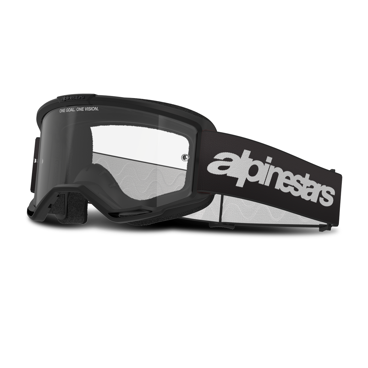 Gogle Cross Alpinestars Vision 3 Wordmark Czarny