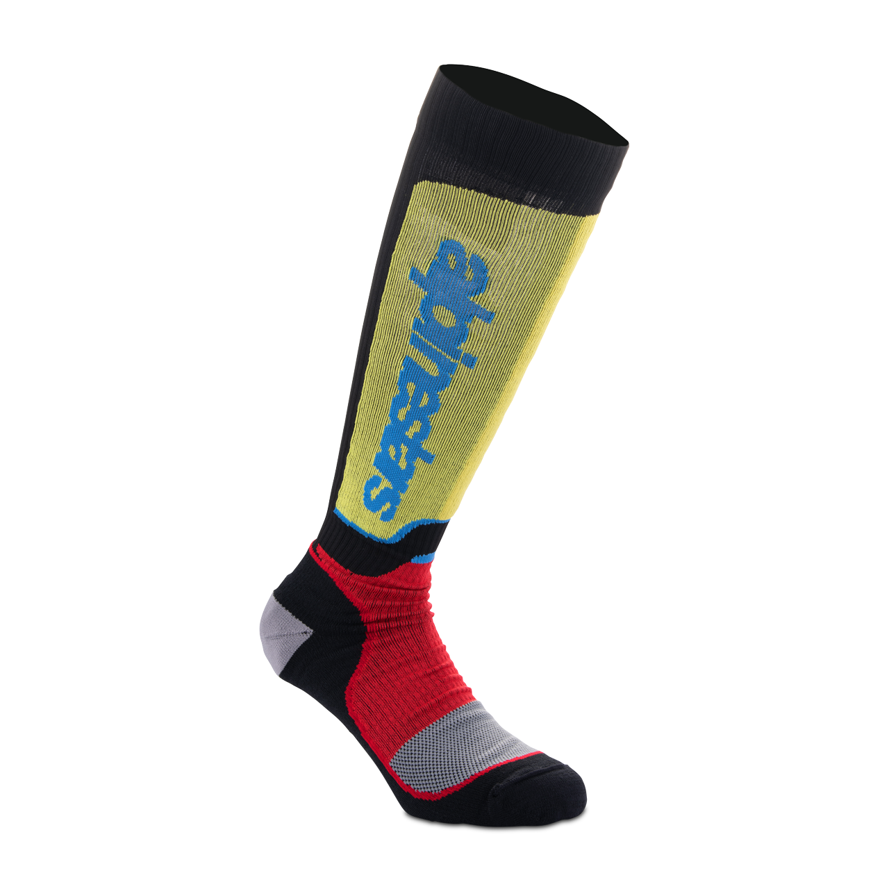 Skarpety Cross Alpinestars Plus Czarny/Czerwony/JasnoniebieskiS