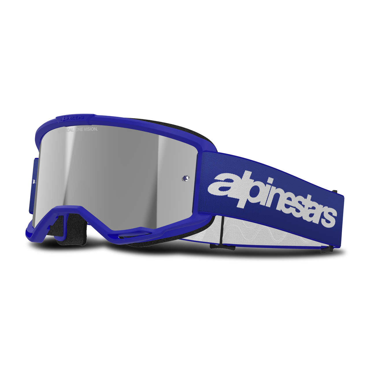 Gogle Cross Alpinestars Vision 3 Wordmark Niebieski