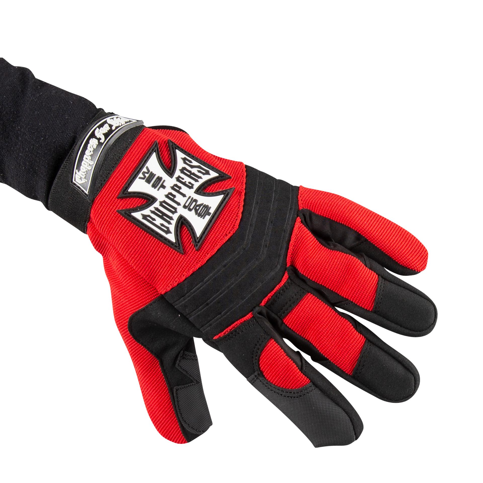 Rękawice Motocyklowe West Coast Choppers Czarny/CzerwonyM