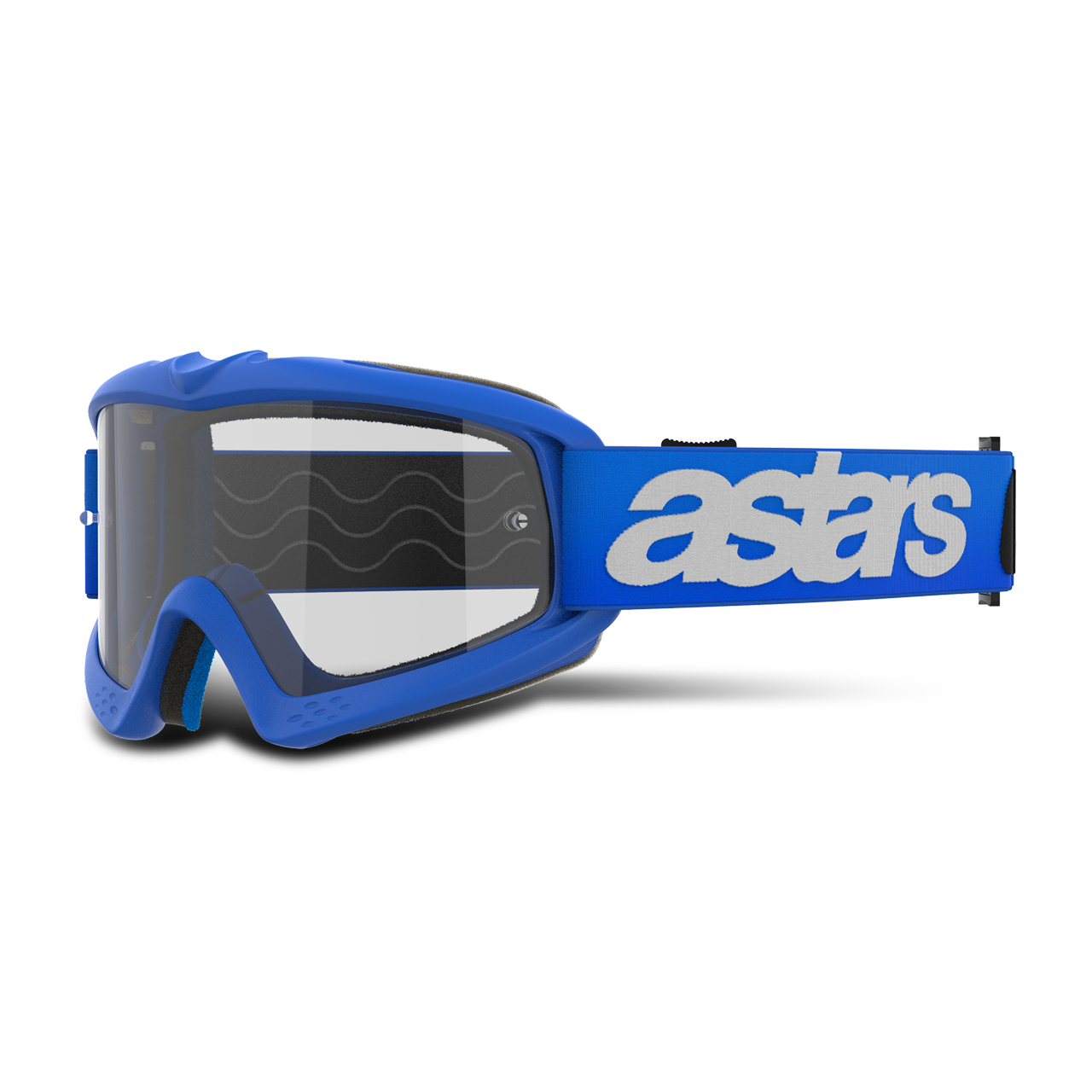 Gogle MX Alpinestars Vision Blaze Młodzieżowy Clear Niebieski