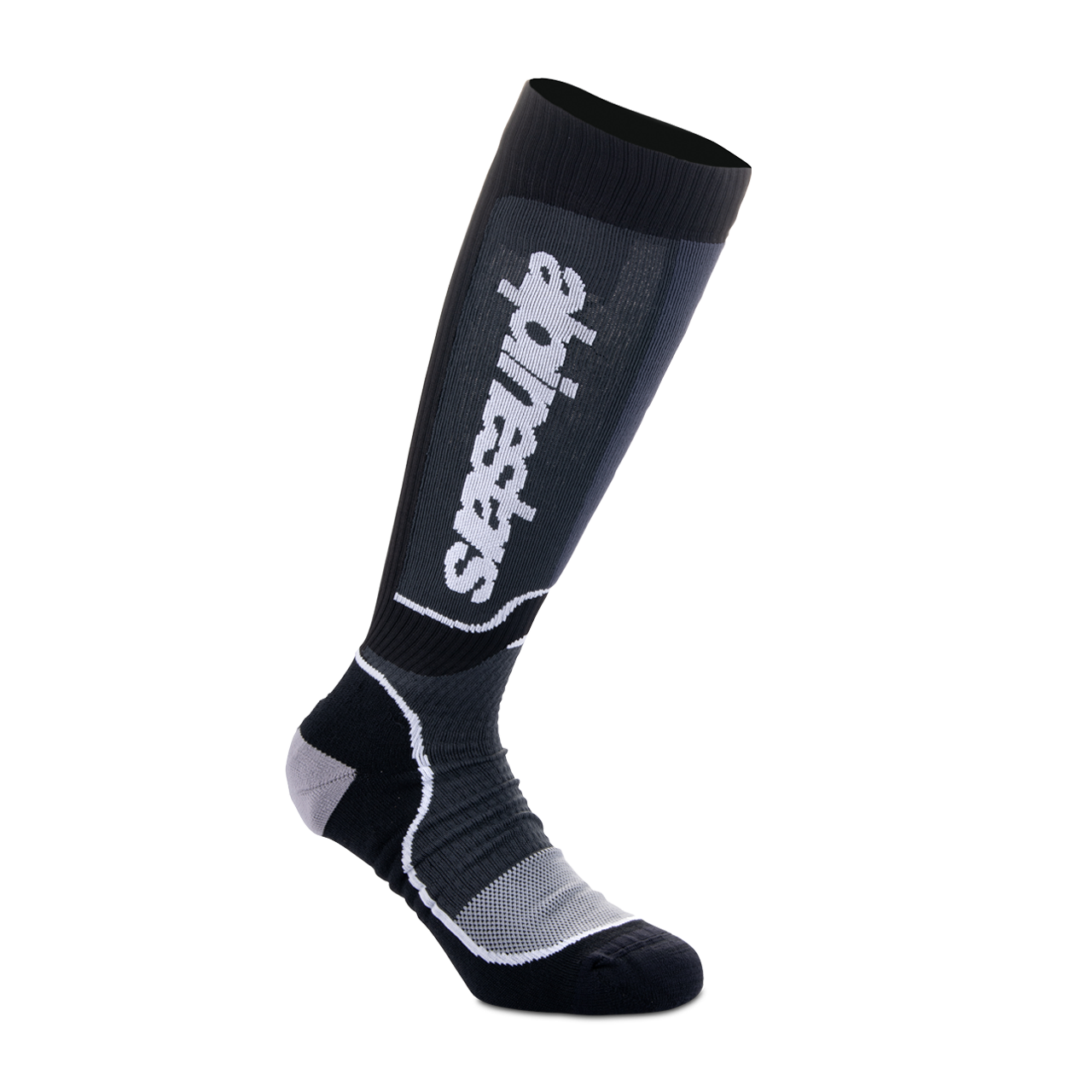 Skarpety Cross Dziecięce Alpinestars Plus Czarny/Złamany BiałyM-L