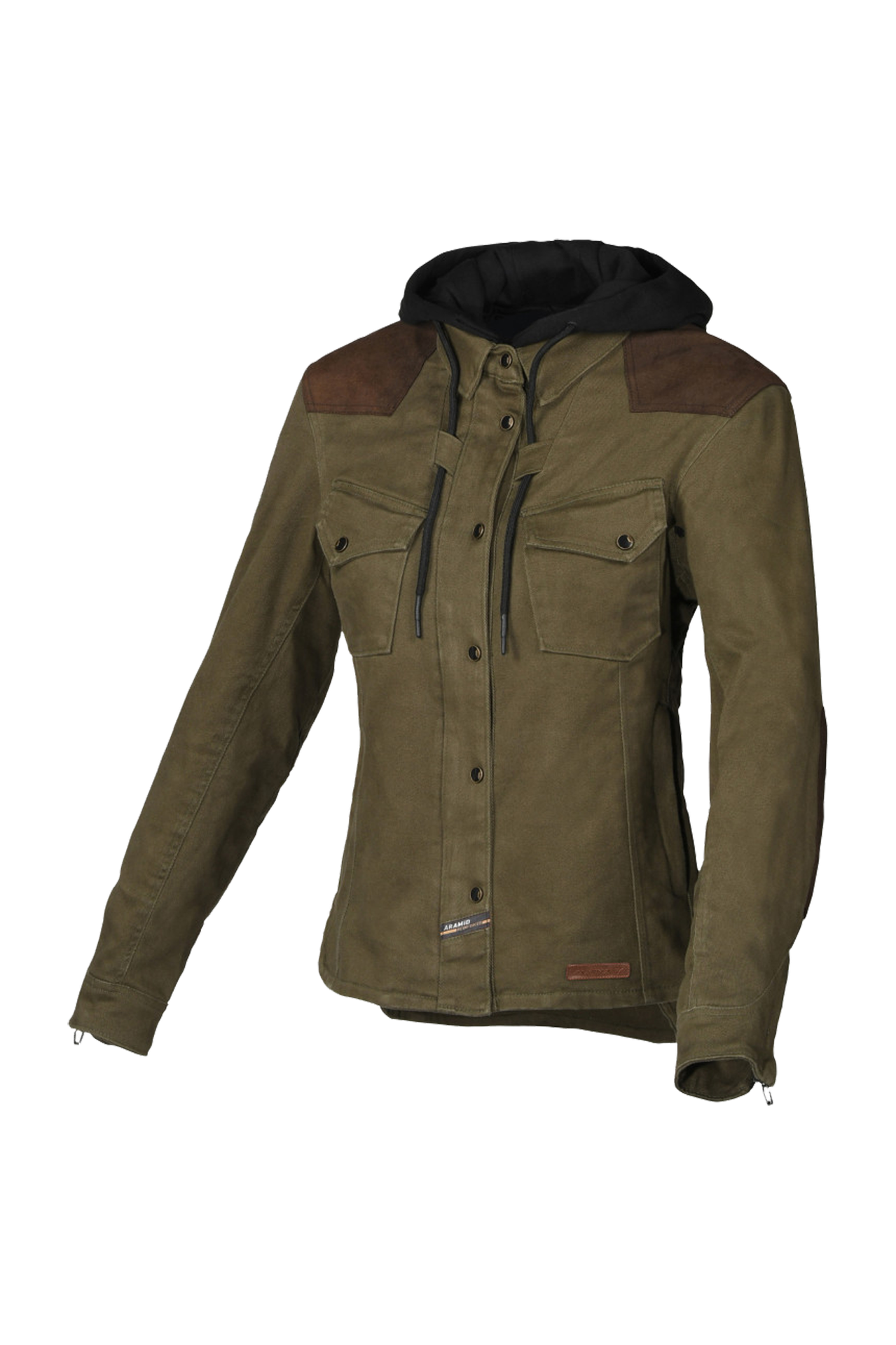 Bluza Motocyklowa Macna Inland Damska Zielony/BrązowyM