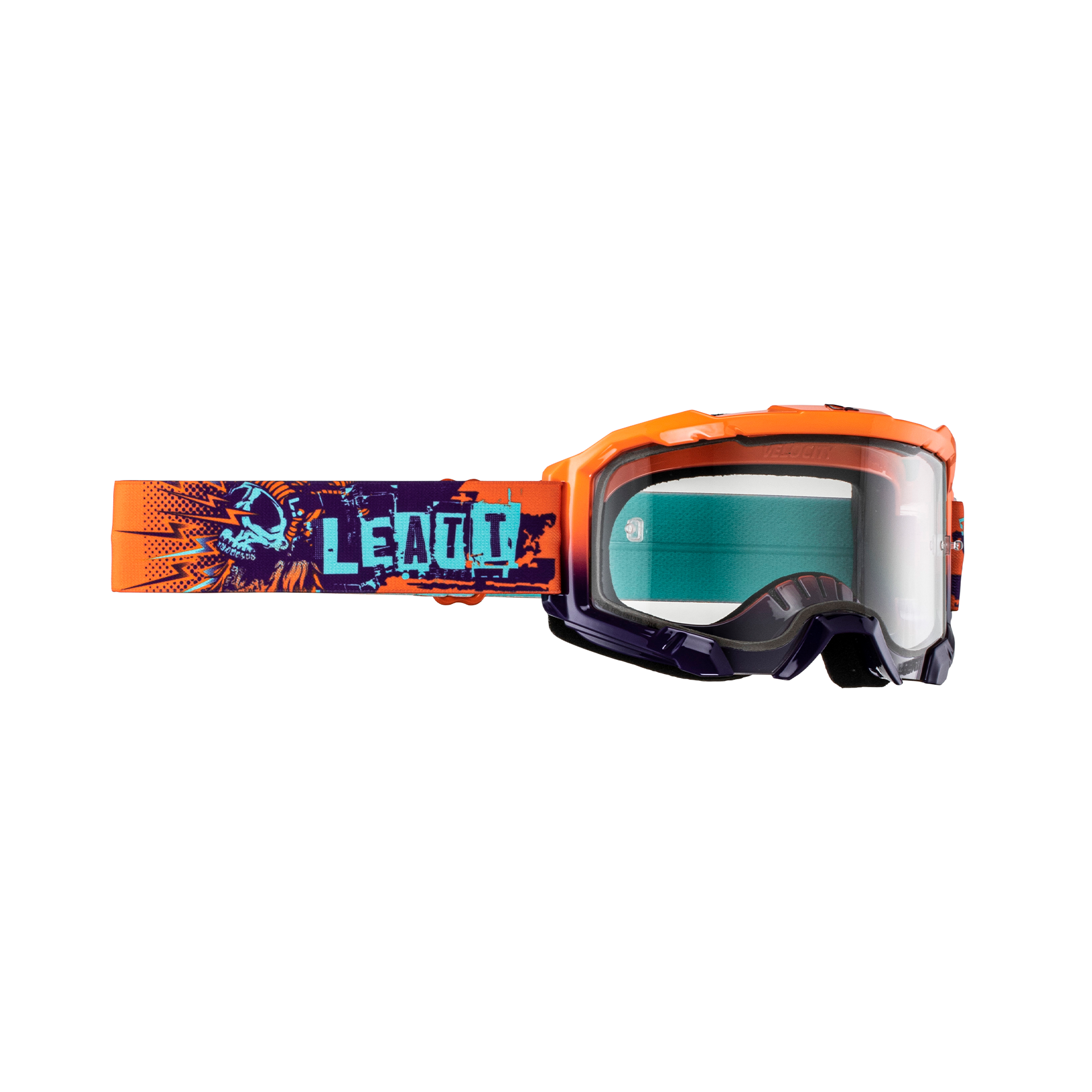 Gogle Cross Leatt Velocity 4.5 Desert-Przyciemniane 28% Pomarańczowy