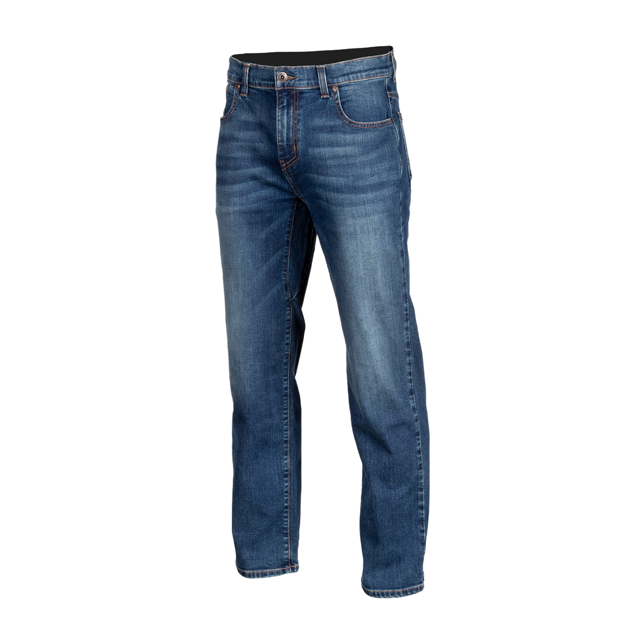 Jeansy Motocyklowe Klim Unlimited Proste Stretch KobaltW30 x L32