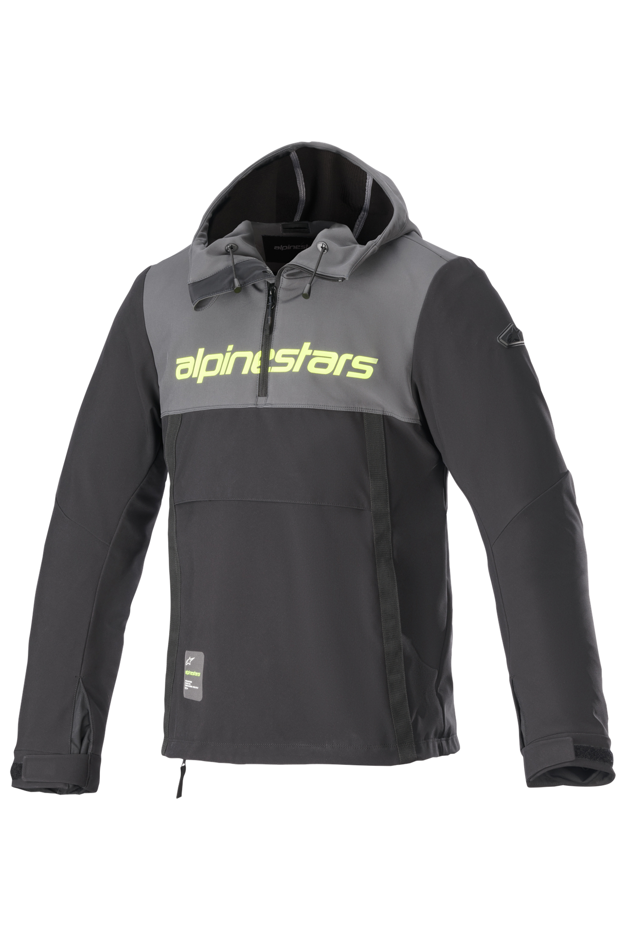 Bluza z Kapturem Alpinestars Sherpa Reflex Tar Szary/Czarny/Żółty FluorescencyjnyS