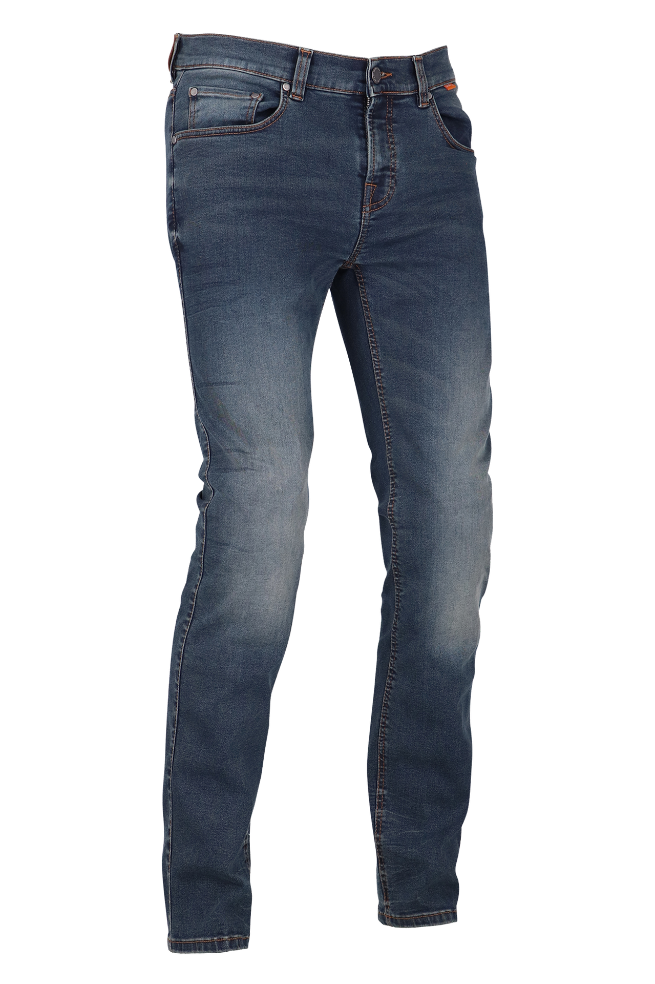 Jeansy Motocyklowe Richa Original 2 Slim Fit Krótka Nogawka Wyprany niebieski36 Krótki
