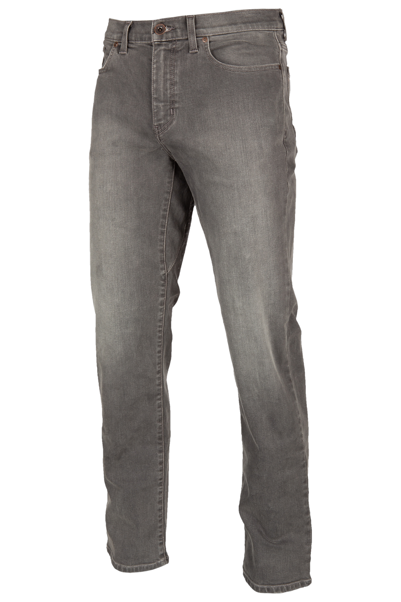 Jeansy Motocyklowe Klim Unlimited Proste Stretch Stalowy szaryW33 x L34
